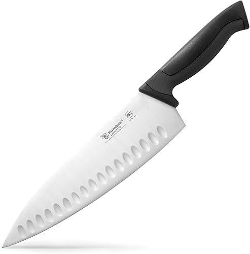 Cuchillo de chef certificado NSF de 10 pulgadas, cuchillo de cocina de acero inoxidable de alto carbono con mango ergonómico codificado por colores