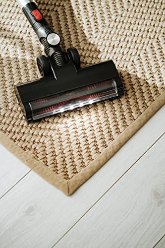 ADLER EUROPE - Akku Staubsauger Kabellos 350W - Akkustaubsauger Beutellos mit Rotierender Bodendüse - EPA-Filter - Schwarz