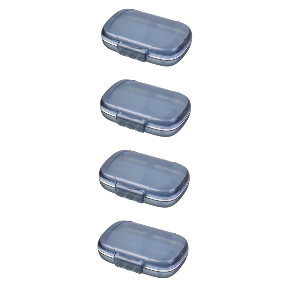 FRCOLOR 4 Teilige Reise Pillenbox Luftdichter Pillenbehälter Kompakter Reise Pillenorganizer Tragbare Medikamententasche Pillenorganizer Pillenetui Pillenaufbewahrung Pillendosen