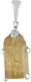 Starborn Imperial Topaz Crystal Pendant in Sterling Silver