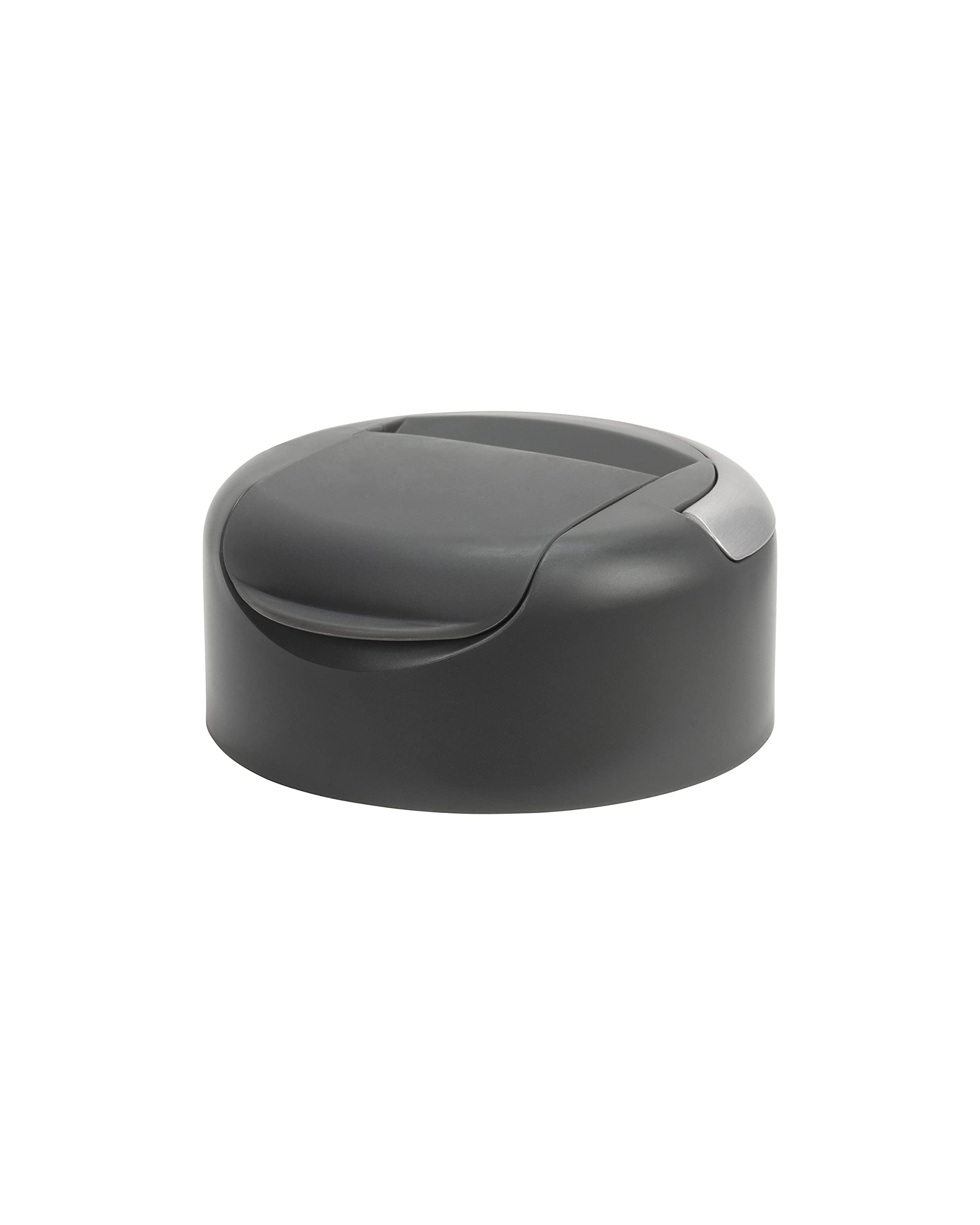 W&PPorter Drink Through Lid for Insulated Water Bottles, Leak-Proof, Carrying Handle, BPA Free, Charcoal