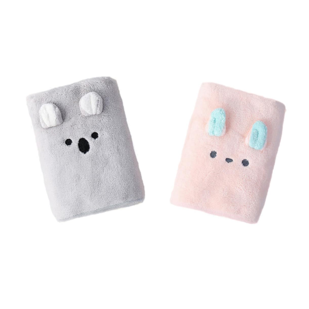 KICHOUSE Pcs Fast Drying Hair Dry Towel Absorbent Material Soft Hair Wrap Turban for Bath Shower Grey