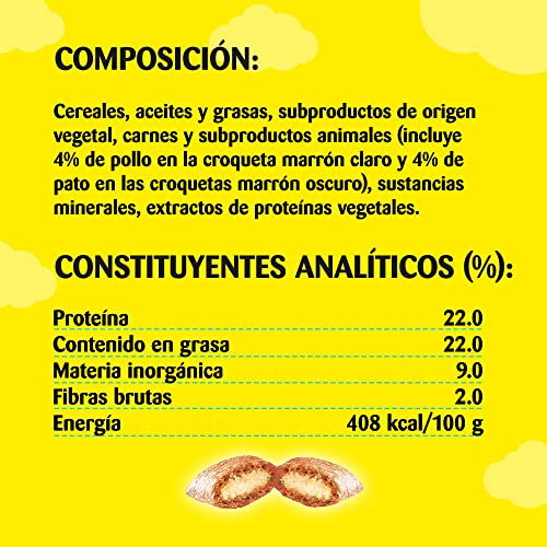 Catisfactions Friandises pour chat – Goût poulet & Canard – Récompenses pour chats adultes et chatons – Pack de 6 sachets de 60 g - Image 6