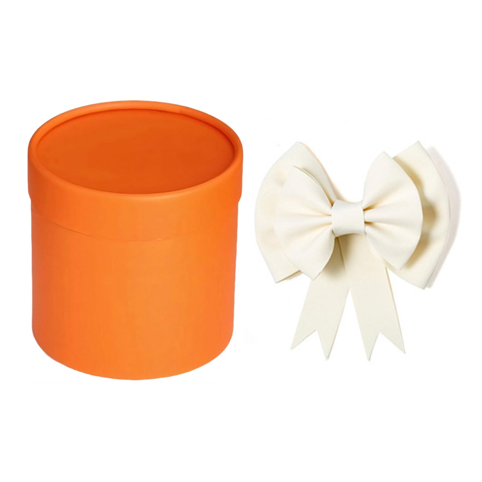 Tsophreniq C Reative Small Round Paper Bucket Small Flowers Holder Bucket Flowers Arrangement For Flower Displays & Gift Wrapping Tiny Gift Packaging Box