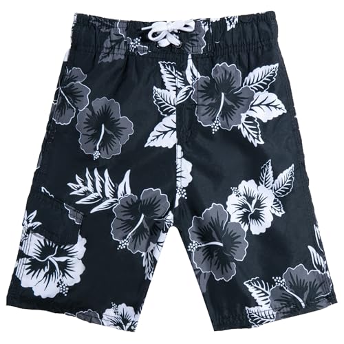 Image of Kanu Surf Boys' Terrapin Turtle Quick Dry Beach Board Shorts Swim Trunk