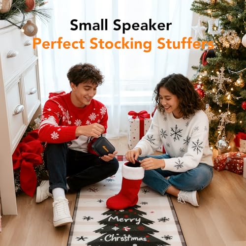 Portable Bluetooth Speaker Line in Support IPX5 Waterproof Black - image 9