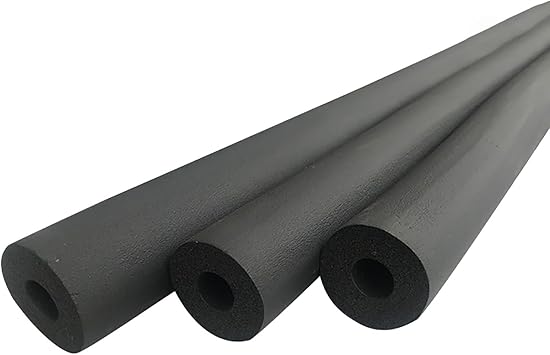 Pipe Insulating Foam Tube, Water Pipe Covers with Pipe Wrap Foam Tubing, Foam Insulating Foam Pipe Covers, Foam Tube Insulation for Wall Insulation Lagging Wrap10MMx9MMx1.7m