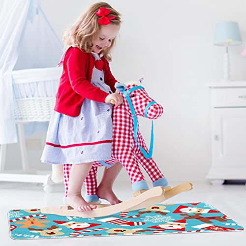 Paillasson absorbant et lavable de Noël pour une entrée propre sans effort