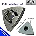 MTP Pack of 3 Wool Felt Polishing Pad Oscillating Multitool Stone Compatible most Multi-tool