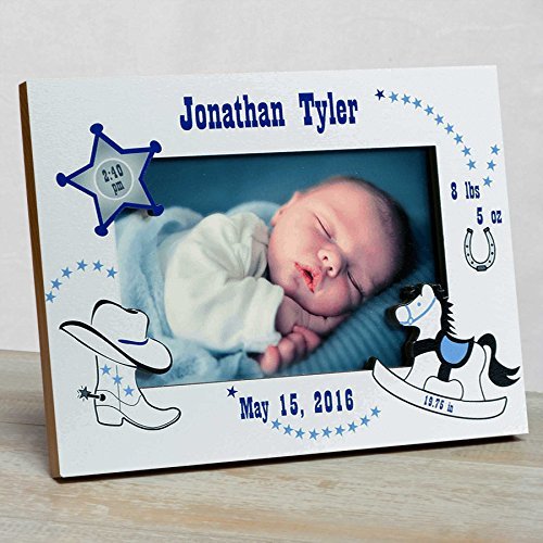 Personalized Baby Picture Frame, Baby Boy Picture Frame, Baby Boy Birth Frame