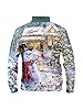 Christmas Sweatshirts for Men, Festive Holiday Pullovers with Merry Christmas Prints, Cozy Winter Tops (UK, Alpha, 5XL, Regular, Regular, Christmas 03) #5