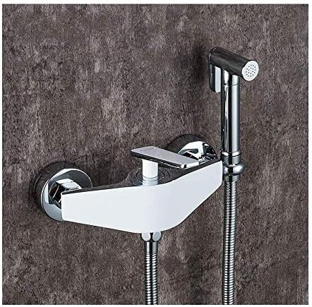 Sistemas de ducha con bidé para inodoro y grifo mezclador monomando de pared