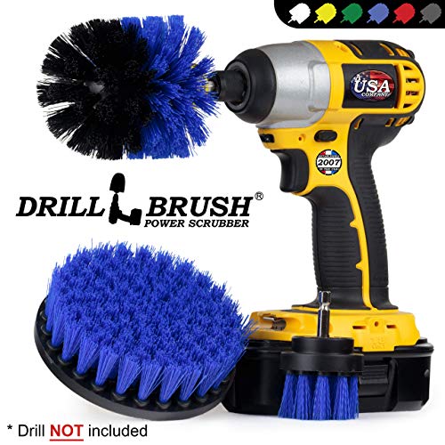 Kayak - Cleaning Supplies - Drill Brush - Boat Accessories - Hull, Deck