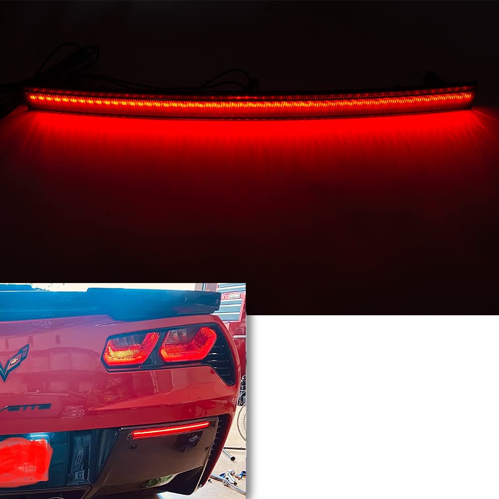 C7 Corvette NJSBYL Corvette C7 LED Bumper Reflector Lights For
