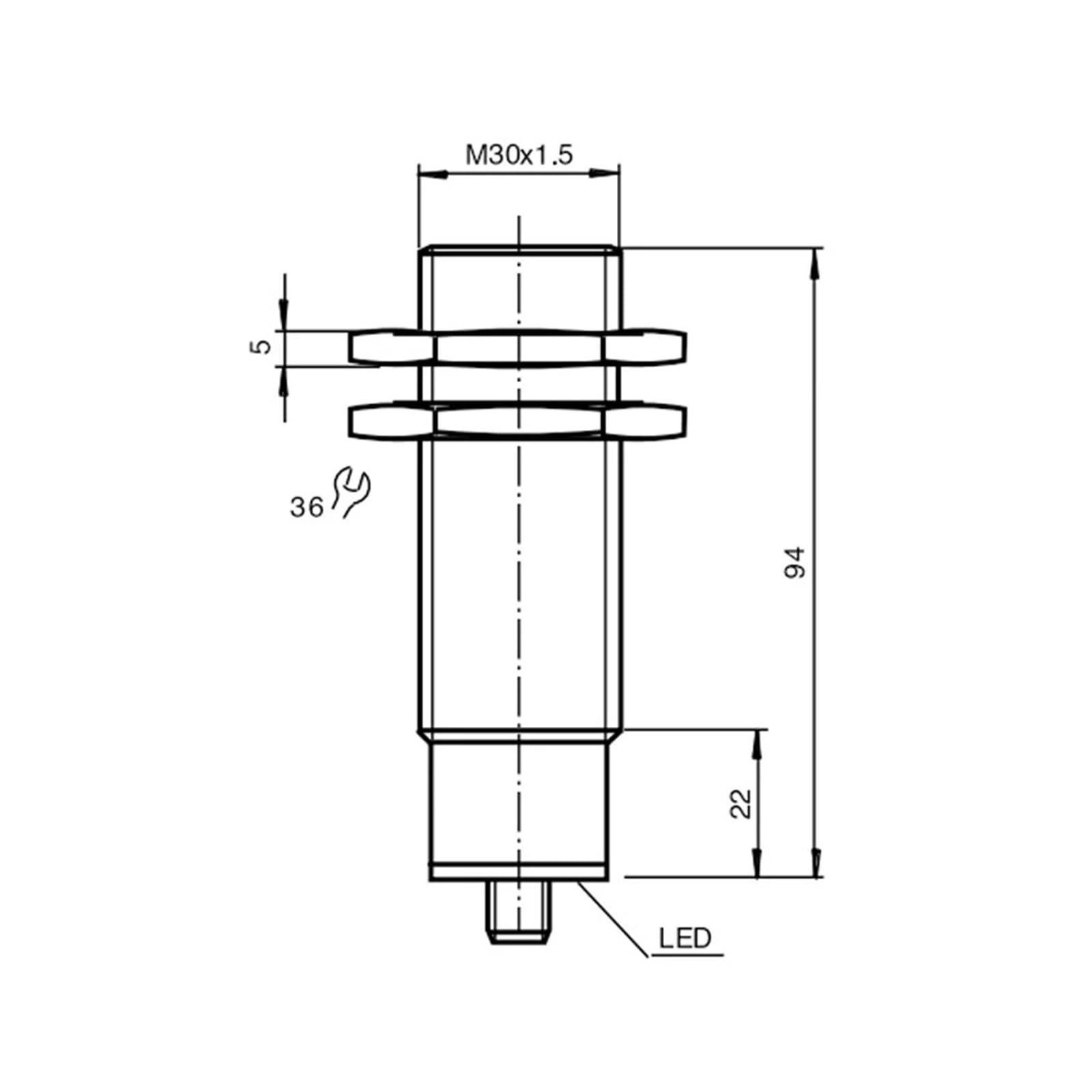 Sensor de proximidad ultrasónico 50-2000 mm 24 V CC NPN PNP Analógico 0 a 10 V 4 a 20 mA Sensor de Nivel ultrasónico(Dark Khaki)