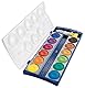 Pelikan DIN 5023 Deckfarbkasten K12, 12 Farben + 1 Tube Deckweiß, Schul-Standard & Wasserbox 808246 Deckfarbkasten Schul-Standard blau