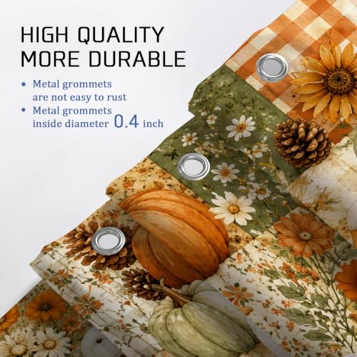 Rideau de douche polyester imperméable orange 183x183 avec tapis assorti - 6