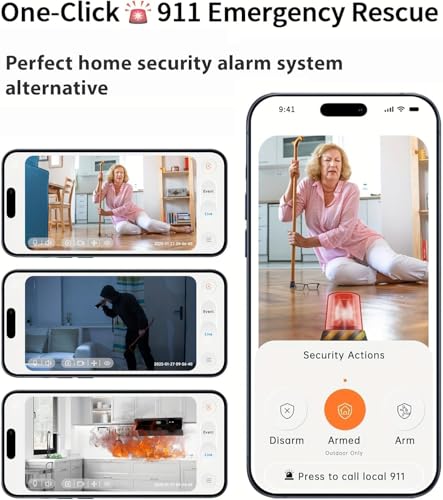 Image of Gyliziex Indoor Security Camera 2 Packs, 2K 5G WiFi Baby /Pet /Dog /Nanny Cameras for Home Security, 360 PTZ Security Cameras with US Servers Phone App, 911 One-Tap Call,AI Smart Detection