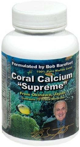 Authentic Robert Barefoot Coral Calcium Supreme, 90 Capsules