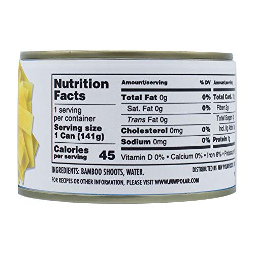 MW Polar Canned Vegetables, Sliced Bamboo Shoots, 8 Oz (Pack Of 12) - Image 3