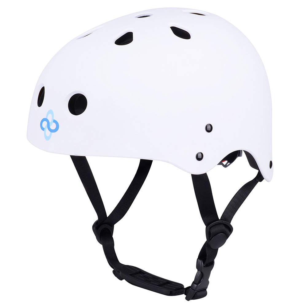 Adult Kayaking Canoe Whitewater Helmet (Matte White, Large)