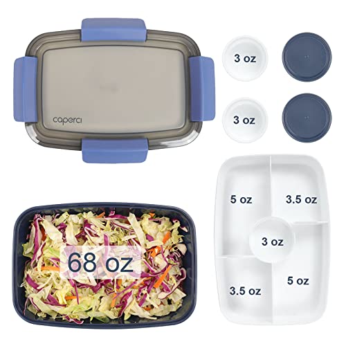 Image of Caperci Large Salad Container Bowl for Lunch