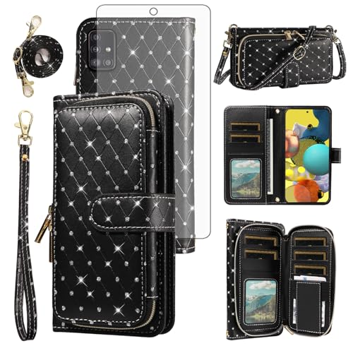 Coque Samsung Galaxy A51 5G Asuwish Noir - Protection Antichoc Housse ZSZXLLB US