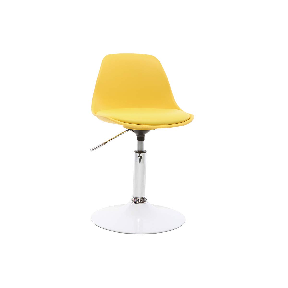 Miliboo Chaise de Bureau Design Enfant Jaune STEEVY
