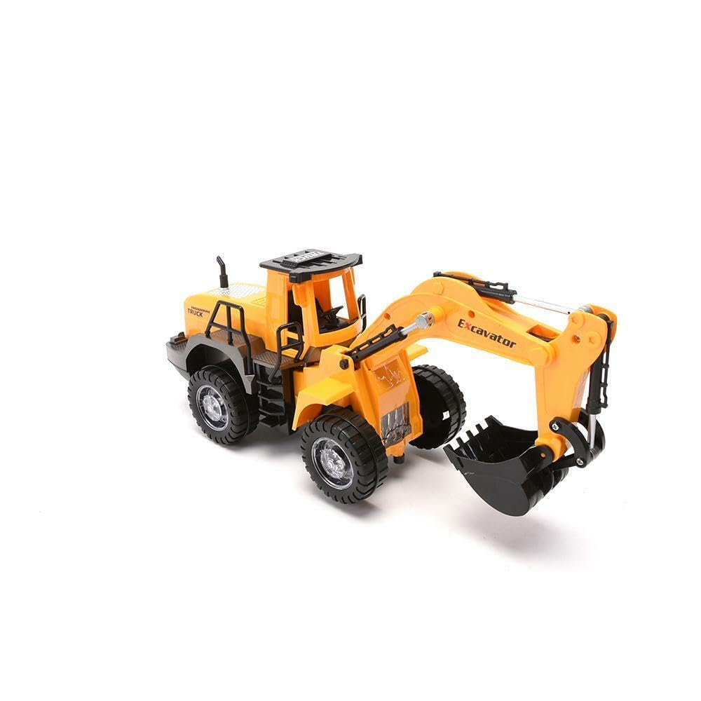 Bagger-Spielzeug, automatisches Gehen mit Ton und Licht, Baustellenfahrzeuge, Bagger, Sandspielzeug für Bergbau, mit Licht und Multi-Musik, für Kinder von 3-7 Jahren