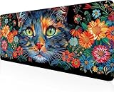 【APPLICATION】:Le tapis de souris est un bon choix pour les jeux, le bureau et la maison. En même temps, il ajoute une touche artistique à votre vie, ce qui en fait le meilleur choix comme cadeau pour vos enfants, collègues, famille et amis