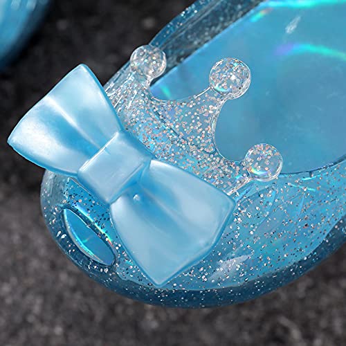 Princess Jelly Sandals for Girls Toddler Dress Up Shoes Cosplay Clear Sandals Summer Cute Little Kids Glitter Sparkle Party Dancing Mary Jane4
