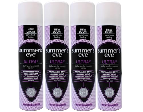 SUMMER'S EVE Ultra Feminine Deodorant Spray-2 oz, 2 ct (Quantity of 4)