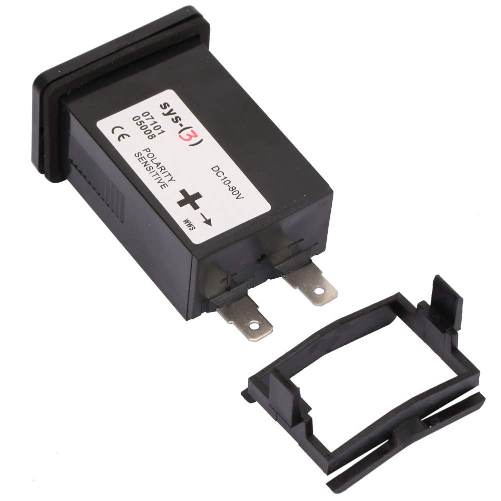 Contaore meccanico, 10-80V AC/DC 99999,9 ore di temporizzatore elettronico al quarzo per il conteggio del tempo del generatore di motori