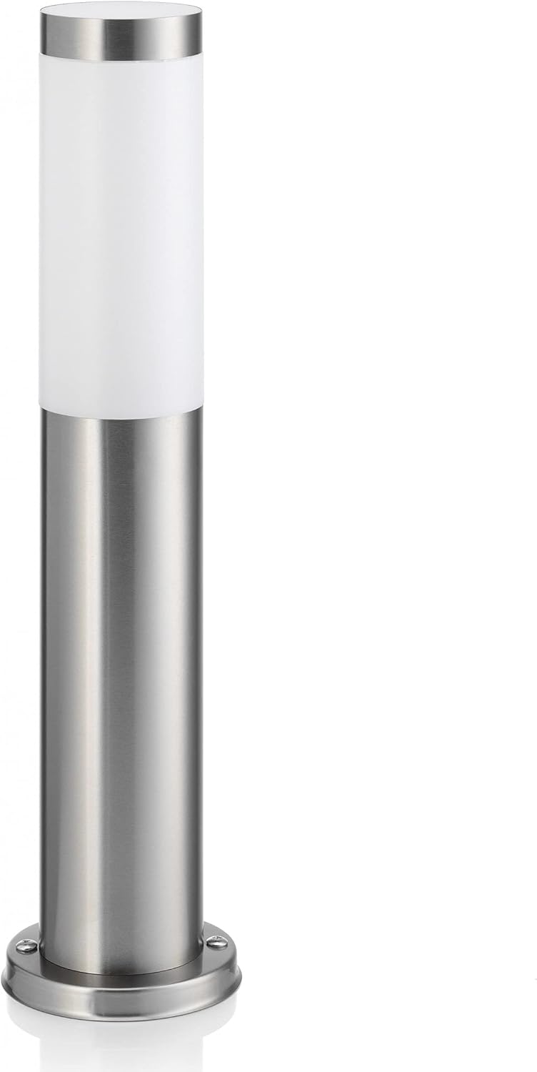 Auraglow IP44 Stainless Steel Outdoor Garden Path Post Light Fitting