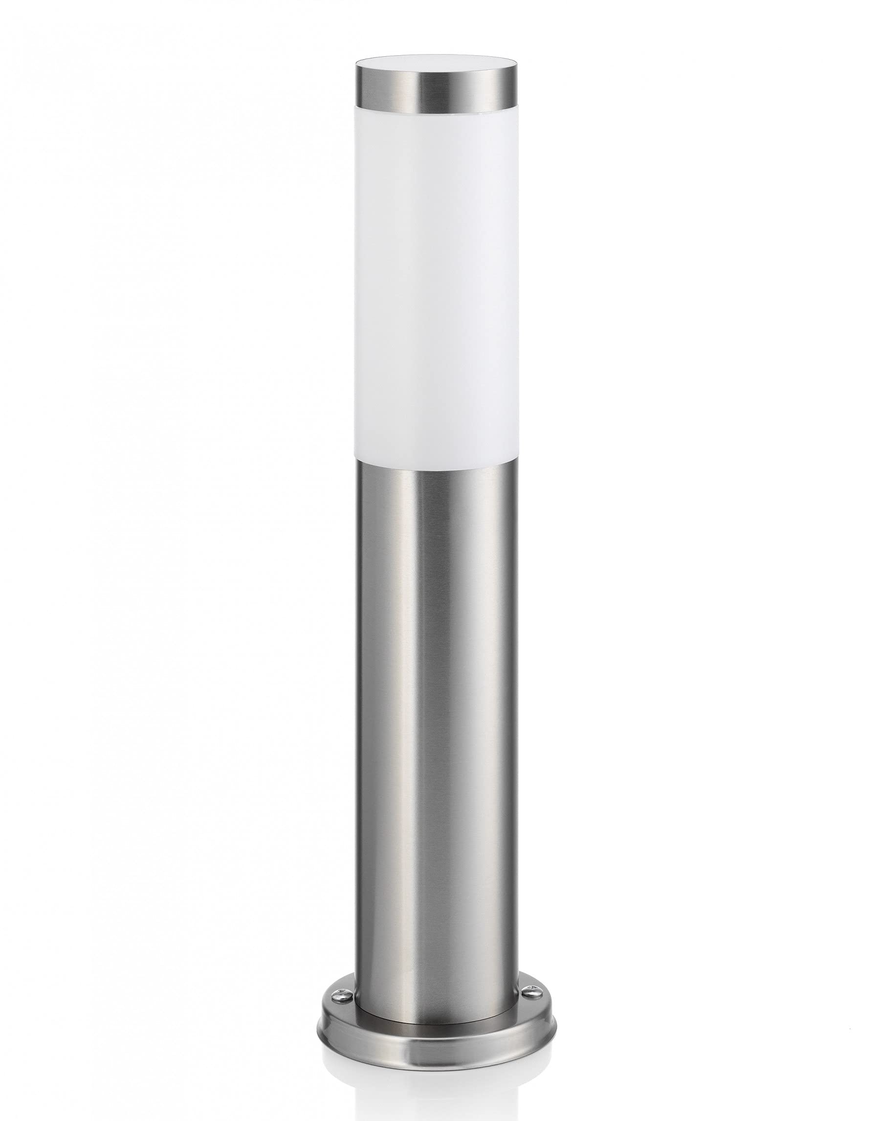 Auraglow IP44 Stainless Steel Outdoor Garden Path Post Light - 5w Warm White LED
