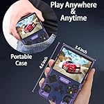 Retro Handheld Game Console 3.5 inch Screen, Retro Gaming Console Built-in 12+ emulators ，preinstalled 15000+ Game (Black) - Image 5