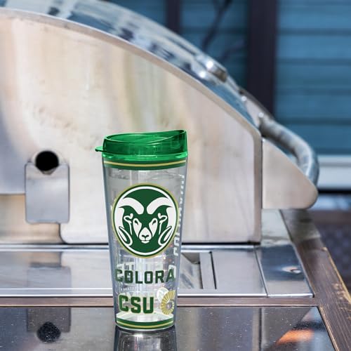 Image of Rico Industries NCAA College Double Wall Mayhem 16oz Or 20oz Tritan Tumbler W Lid