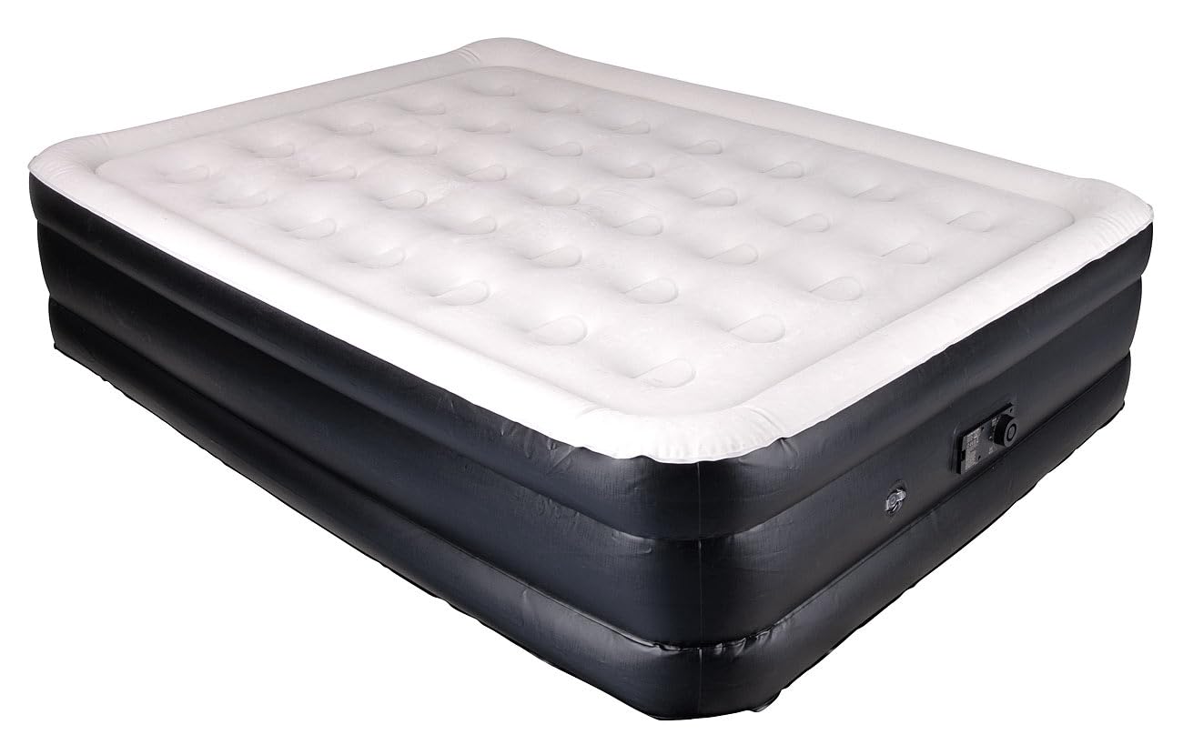 Semptec Urban Survival Technology Luftbett: Selbstaufblasende Luftmatratze mit elektrischer Luftpumpe (Selbstaufblasende Luftbetten, Luftmatraze, Luxus)