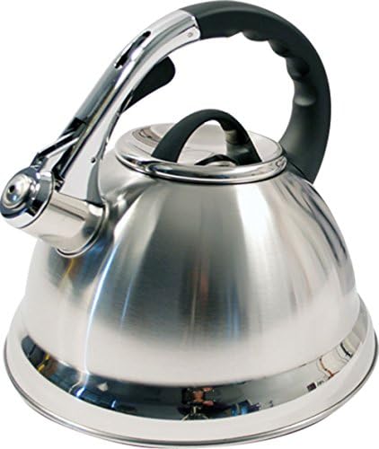 3.5L Stainless Steel Whistling Kettle with Silicone Handle (Cream)