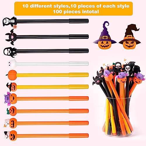 Bolígrafos de gel Halloween SAIWEILAI ONLINE x100 miniatura 2