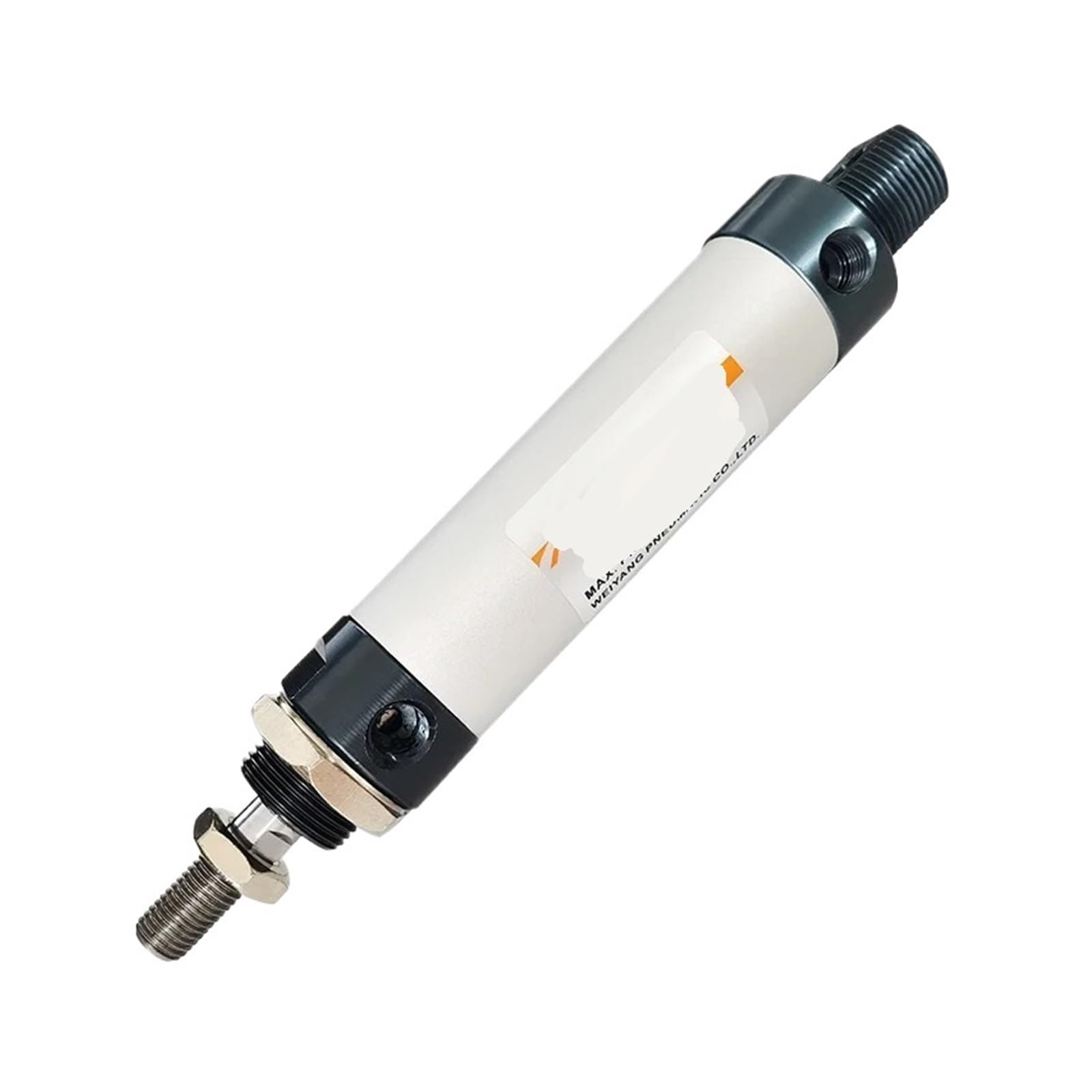 MAL Mini-Pneumatikzylinder mit 40 mm Bohrung, 25, 50, 100, 200, 300, 400, 500 mm Hub, Aluminiumlegierung, kleine Doppelwirkung, Bohrung 40 mm(Stroke 25mm)