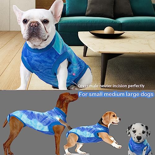 Image of Recovery Suit for Dogs,Dog Cone Alternative Zipper Surgery Suit Female Spay,Soft Dog Surgery Suit for Anti Licking,Breathable Surgical Suit for Dogs Female Spay