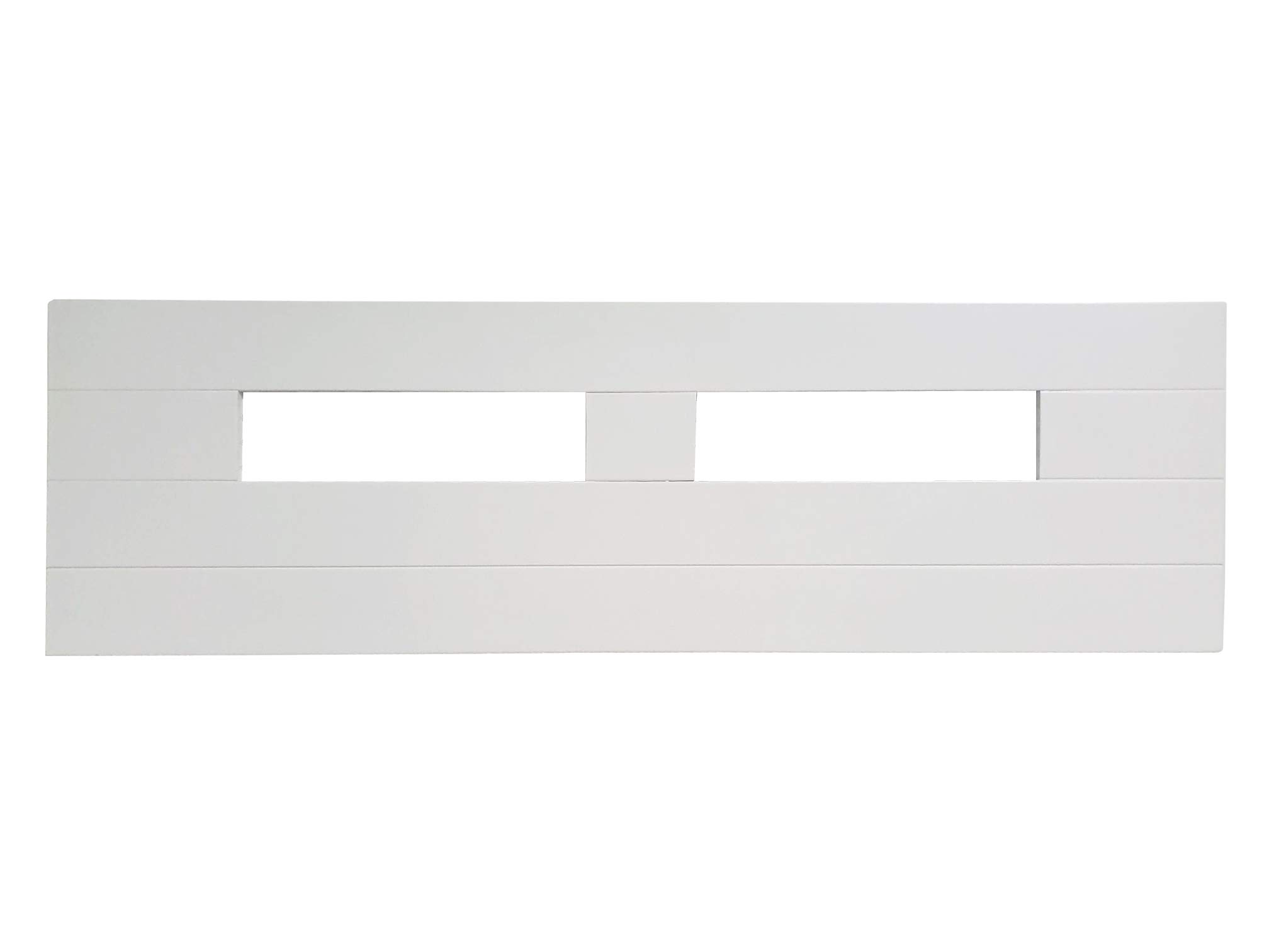 PEJECAR Cabecero de Madera FIORDO, Blanco, para Pared. Cabecero para Camas de 135 | Cabeceros Madera Pino | Dormitorio Matrimonio | Cabezal Cama (Abierto, para Cama de 135 (145 x 44))