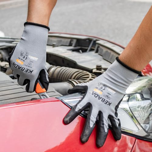 Image of Kebada 36 Pairs Work Gloves for Men & Women, MicroFoam Nitrile Coated, W3