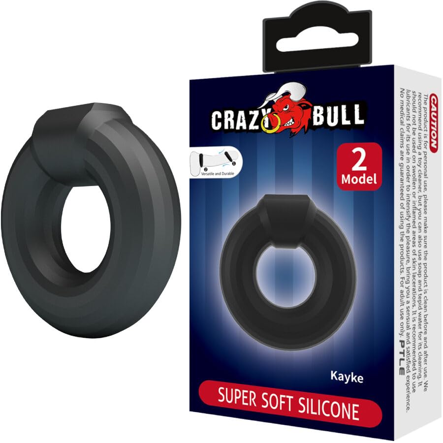 Crazy Bull Kayke Anneau pénien Black 5 cm