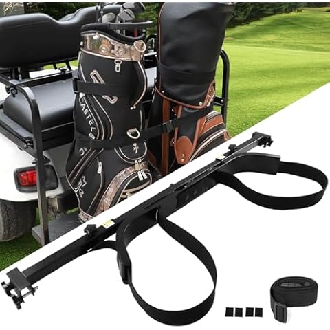 LEAPGOMAX Universal No Drilling Golf Cart Bag Holder Cover