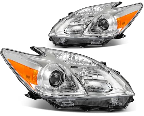 Headlight assemblyCompatible with 2010-2011 for Toyota Prius Model Driver and Passenger Side TO2518122 TO2519122 8117047212 8113047212