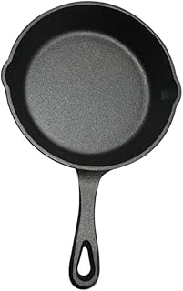 Cabilock Mini Żeliwa Rondel Non- Stick Bez Powłoki Patelnia Omlet Stek Z Patelni Do Domu Kuchnia Grill Świeżym Powietrzu (20CM)