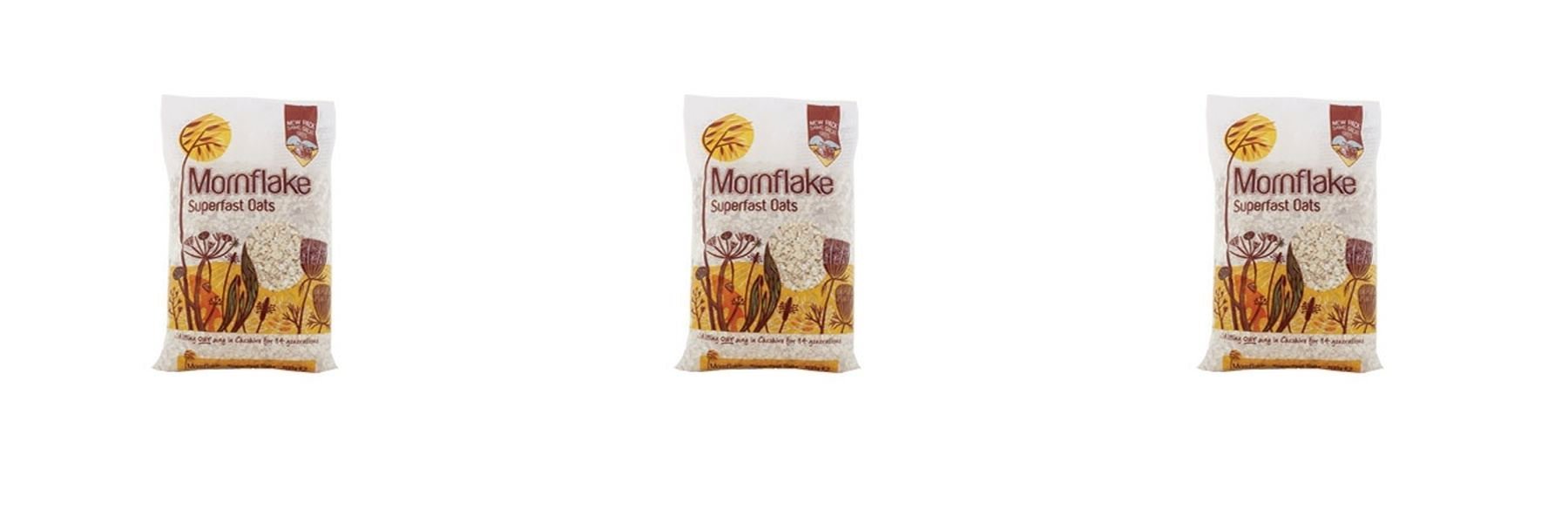 (3 Pack) - Mornflake Oats - Super Fast Breakfast| 500 g |3 Pack - Super Saver - Save Money
