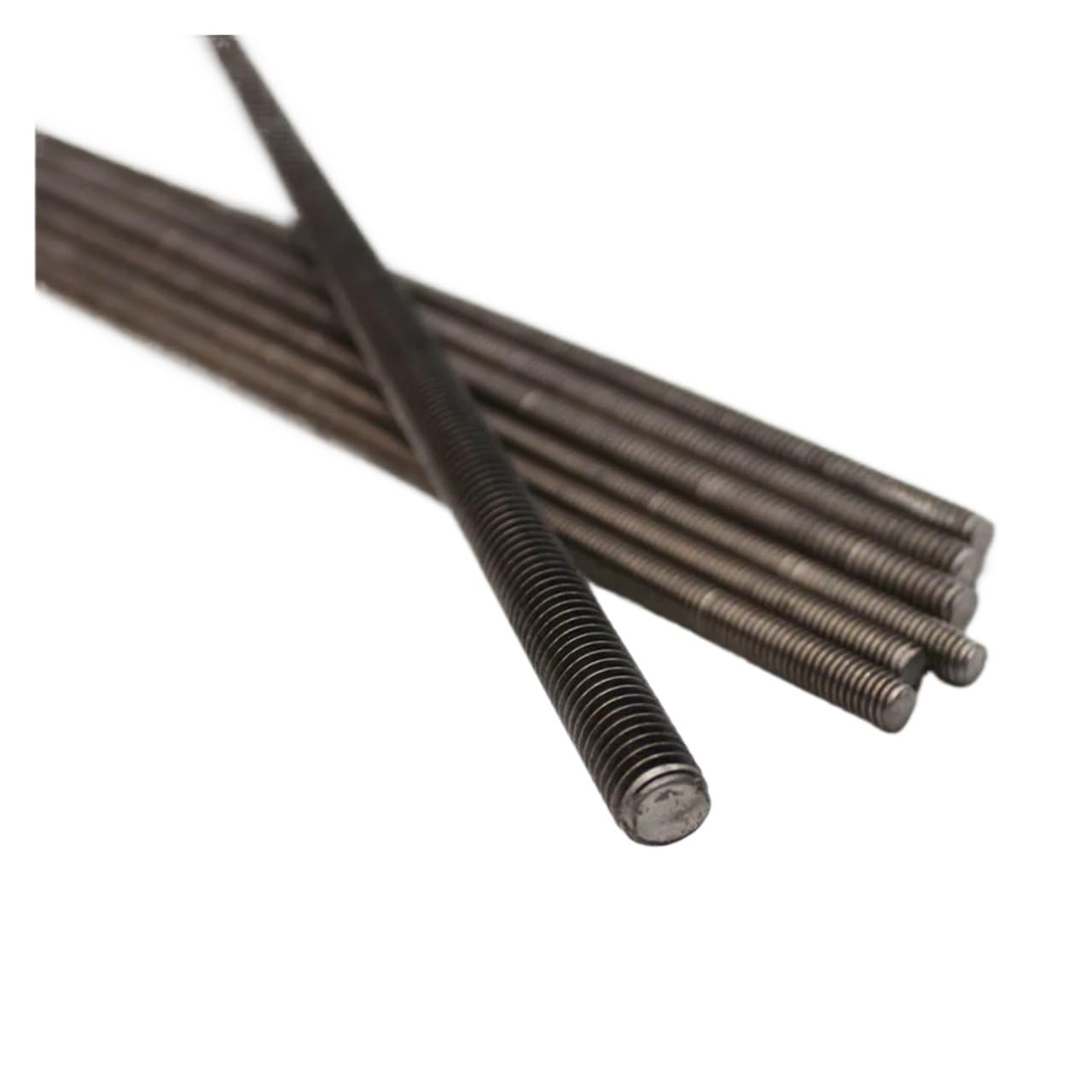 Genérico Perno de Titanio Puro M3 M4 M5 M6 M8 M10 M12 M14 M16 M18 M20 M22 M24 Barra roscada métrica Completa Varilla de espárrago(M16x500mm 1pc)
